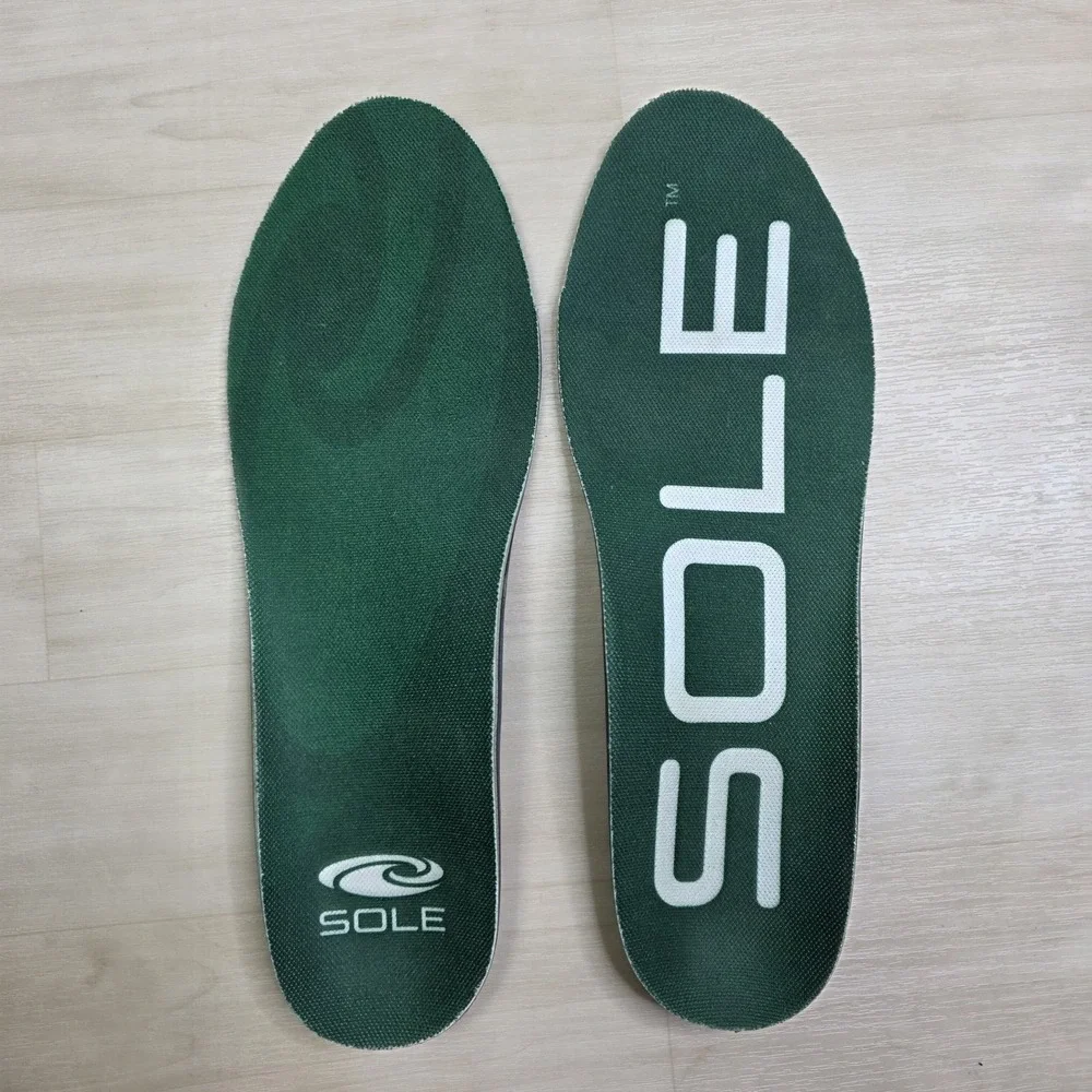 SOLE Everyday Plantar Fasciitis Insoles‎  Arch Medium Green Men's 9 Women's 10.5